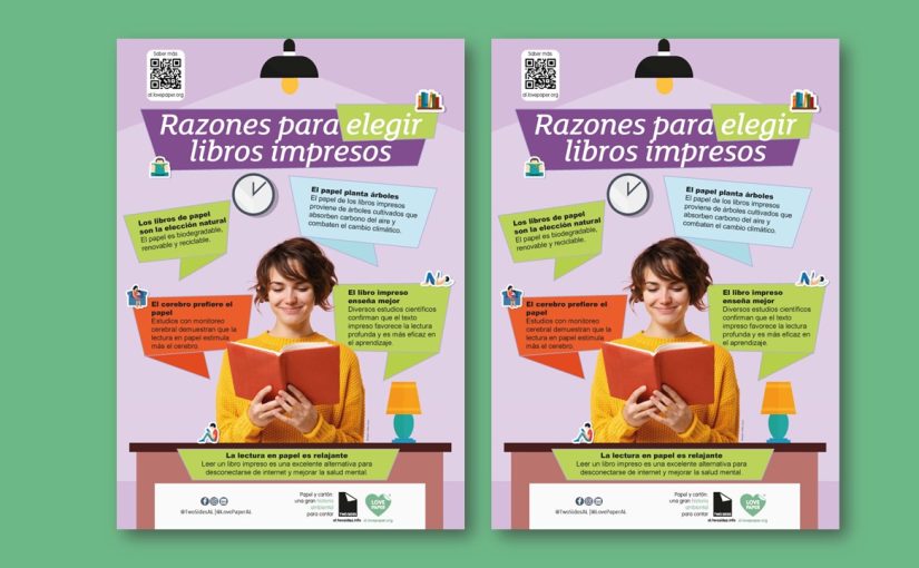 ¡La nueva infografía de Two Sides destaca las razones para elegir libros impresos!