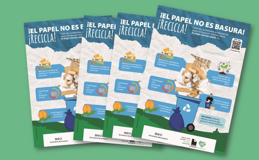 Nuevo infográfico destaca el reciclaje del papel