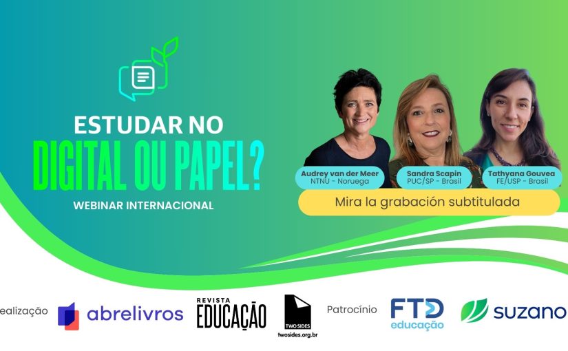 Seminario web internacional “¿Estudiar en papel o en digital?”