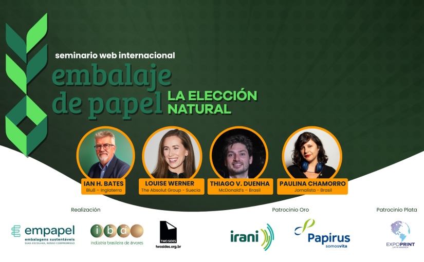 Seminario web reunió a expertos internacionales para debatir sobre la sostenibilidad de los embalajes de papel
