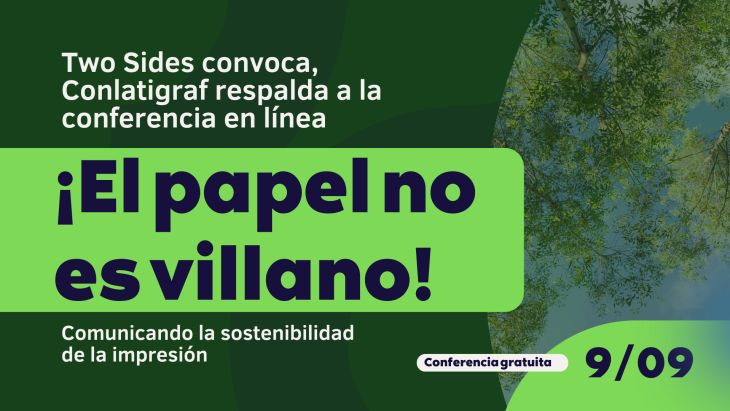 Conferencia gratuita – ¡El papel no es villano! | Sustainable Paper Packaging & Print | TwoSide
