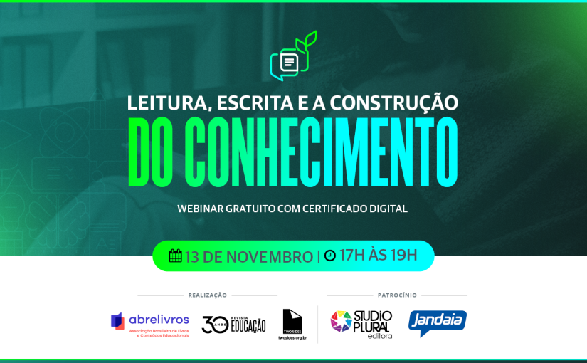 Two Sides Brasil anuncia el Webinar de Educación 2025: lectura, escritura y pensamiento crítico en debate
